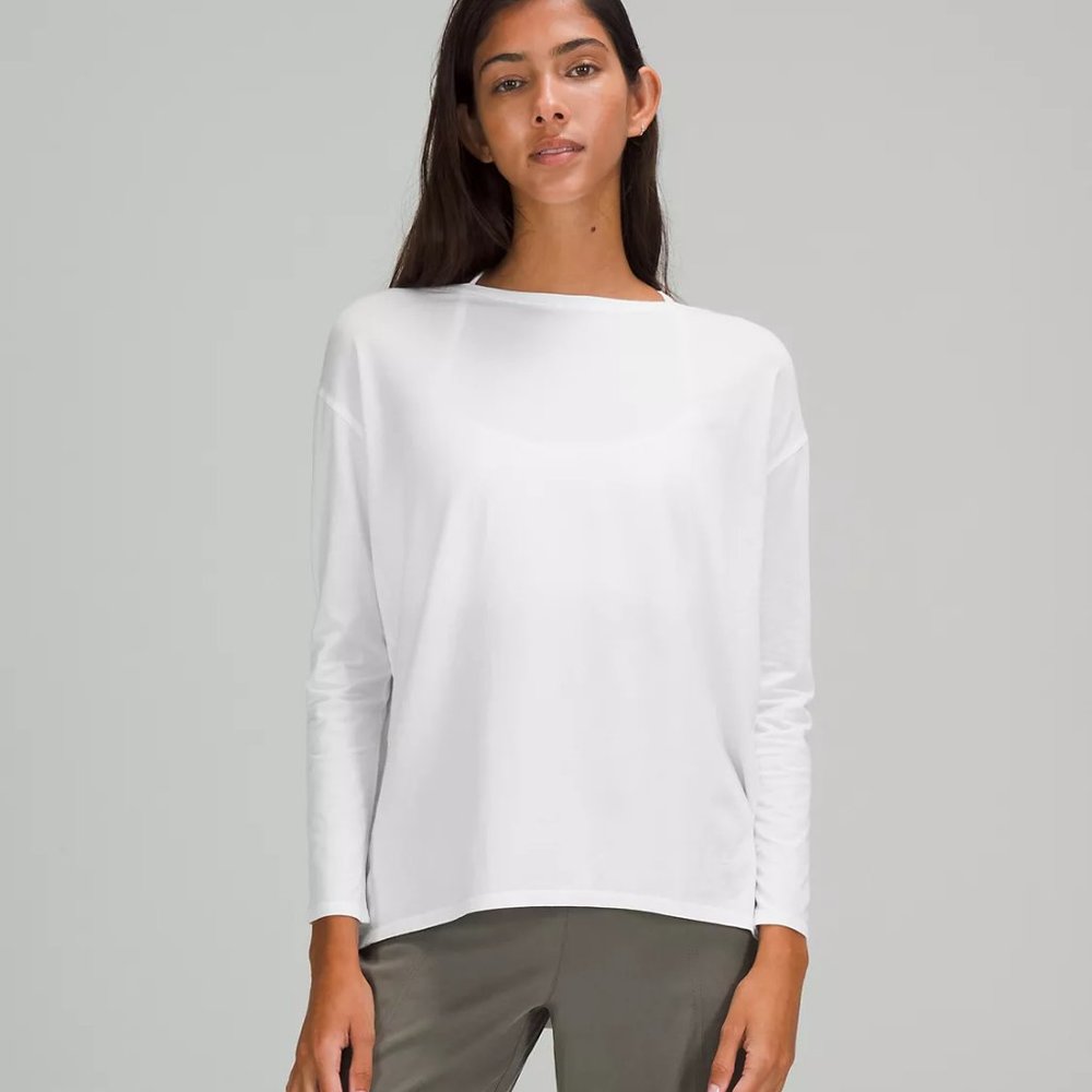 Lululemon Back in Action Long-Sleeved Top